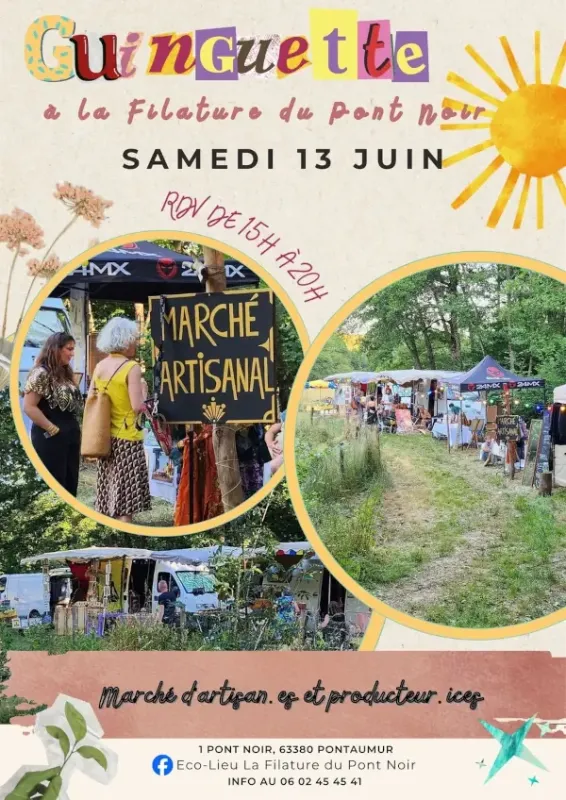 13 juin 2026, Marché d'artisans &amp; producteurs, Pontaumur (63) Visuel
